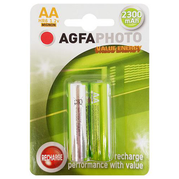 Piles Rechargeables NiMH-ACCU AA, HR6, 1.2V