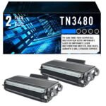 Pack de 2 Cartouches de Toner Noires Brother TN-3480 – 2 x 8 000 pages