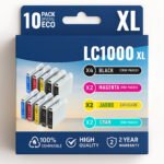 Pack 10 cartouches compatibles BROTHER LC-1000