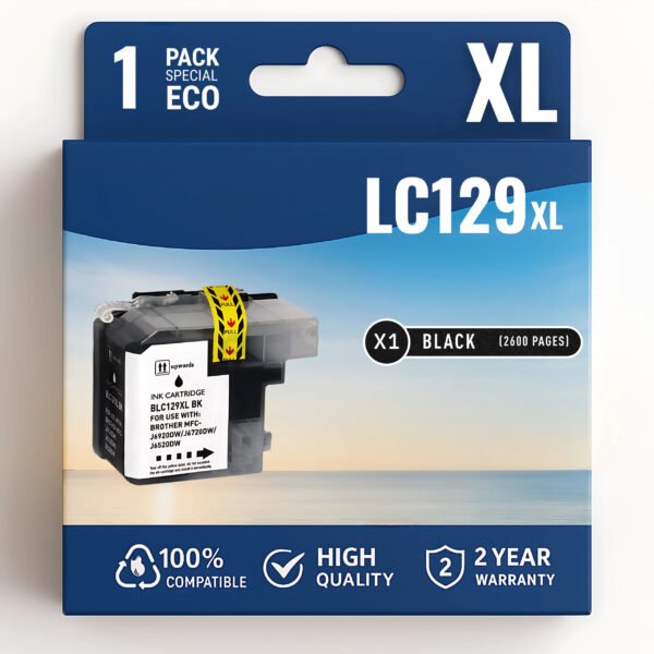 Cartouche compatible BROTHER LC-129XLBK noir