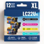 Pack compatible avec BROTHER LC-22U 12 cartouches
