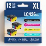 Pack compatible BROTHER LC426XL, 12 cartouches