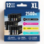 Pack 12 cartouches compatibles CANON PGI-2500XL