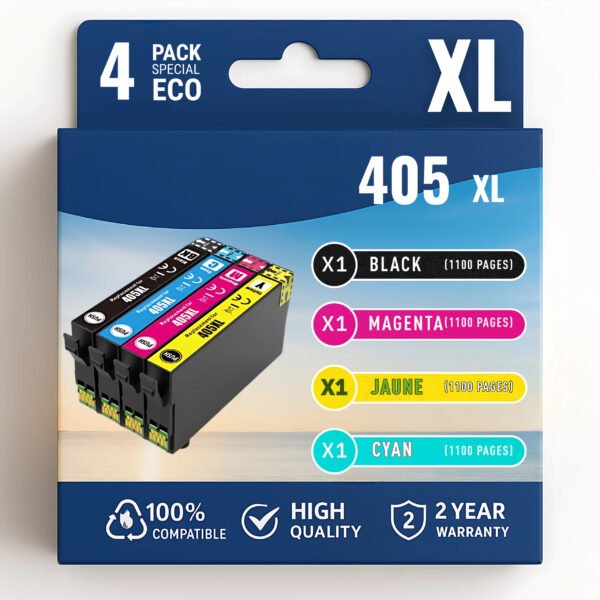 Pack compatible avec EPSON 405 XL 4 cartouches