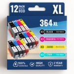 Pack 12 cartouches compatibles HP 364 XL