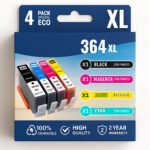 Pack 4 cartouches compatibles HP 364 XL