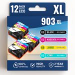 Pack 12 cartouches compatibles HP 903XL