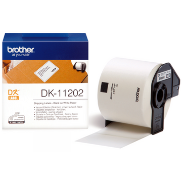 Ruban d'étiquettes pré-découpées 62x100mm Brother - DK11202
