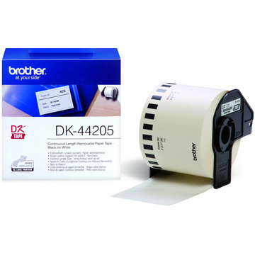 Ruban d'étiquettes papier continu 62mm x 30m Brother - DK-44205