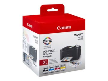 Multipack - Cartouches d'encres Canon PGI-1500XL (Noir, Cyan, Magenta, Jaune)