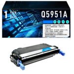 Cartouche de Toner Cyan Compatible HP 643A (Q5951A) – 10 000 pages