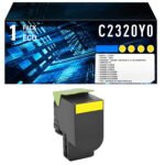 Cartouche de Toner Jaune Compatible Lexmark C2320Y0 – 1 000 pages