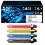 Pack de 4 Toners Compatibles Ricoh IM C6000 (842283 / 842284 / 842285 / 842286) – Noir, Cyan, Magenta, Jaune